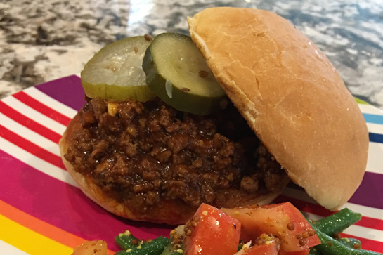 Make easy, delicious sloppy joes with limited ingredients on hand. 