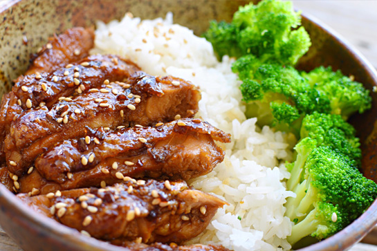 Delicious and easy-to-make chicken teriyaki with just 3 ingredients. 